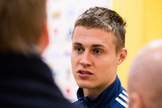 Sveriges Mattias Svanberg i
