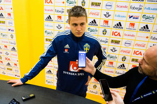 Sveriges Mattias Svanberg i