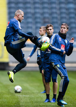 Sveriges John Guidetti, Victor Nilsson Lindelöf och Mikael