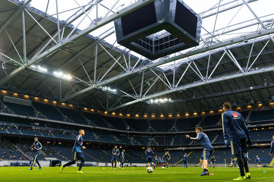 Öppet tak på Friends Arena