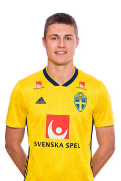 Mattias Svanberg, spelare i Sveriges fotbollslandslag