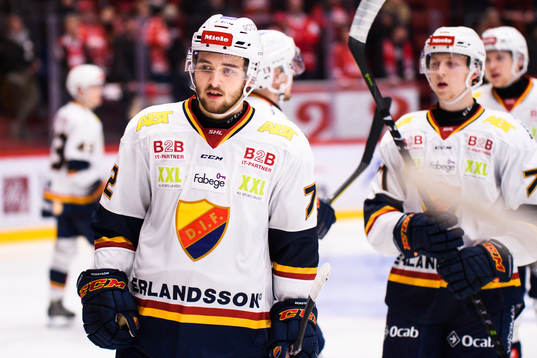 Djurgårdens Emil Bemström jublar