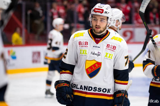 Djurgårdens Emil Bemström jublar