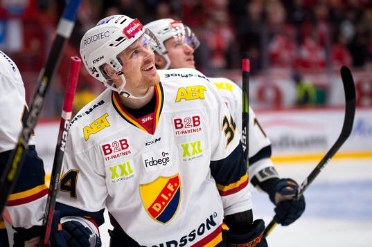 Djurgårdens Daniel Brodin jublar