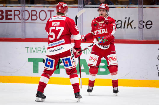 Timrås Johannes Kinnvall jublar