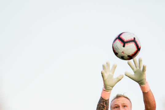 Goalkeeper Julian Faye Lund of Norway