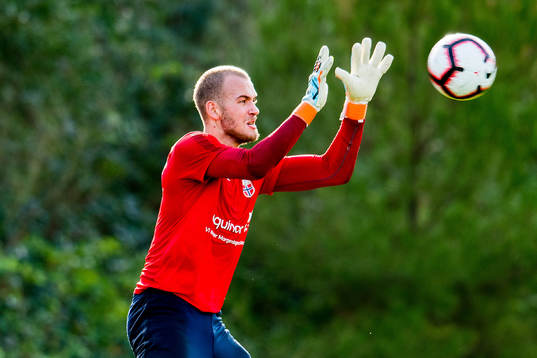 Goalkeeper Markus Olsen Pettersen of Norway