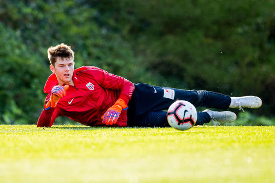 Goalkeeper Erik Arnebrott of Norway
