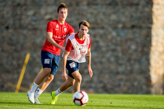 Adnan Hadzic and Magnus Lankhof Dahlby of Norway