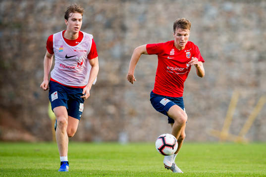 Kristian Thorstvedt and Jesper Isaksen of Norway