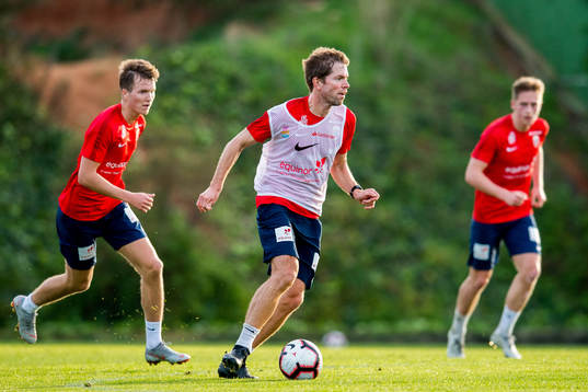 Jesper Isaksen, Helge Haugen and Andreas Fantoft of Norway