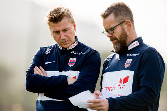 Leif Gunnar Smerud, head coach of Norway U21, and Aksel