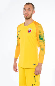 Goalkeeper Markus Olsen Pettersen of Norway poses for a