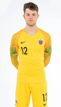 Goalkeeper Erik Arnebrott of Norway poses for a portrait