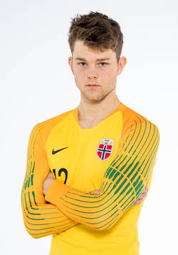 Goalkeeper Erik Arnebrott of Norway poses for a portrait