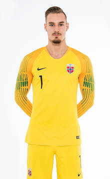 Goalkeeper Kjetil Haug of Norway poses for a portrait