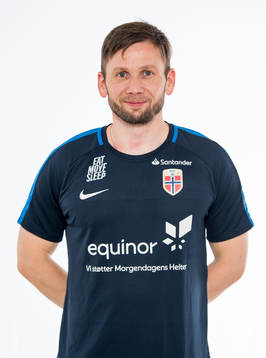 Mathias Haugaasen, video analyst of Norway U21, poses for a