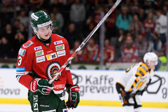 Frölundas Jacob Moverare deppar