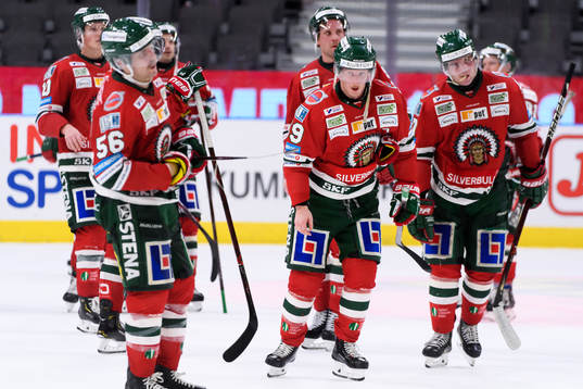 Frölundas Simon Hjalmarsson deppar