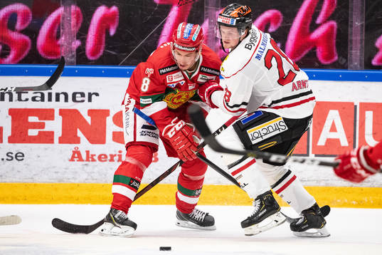 Moras Robin Johansson och Örebros Linus Arnesson