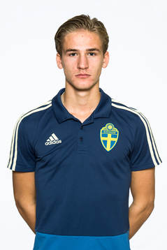 Fredrik Hammar i P17-landslaget