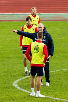 Ole Kristian Selnæs, Iver Fossum and Lars Lagerbäck, head