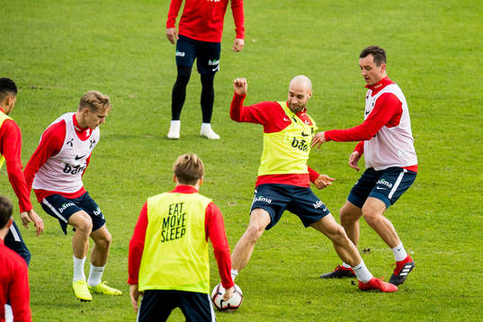 Martin Ødegaard, Tore Reginiussen and Even Hovland of