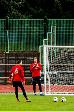 Goalkeeper Rune Almenning Jarstein and goalkeeper Ørjan