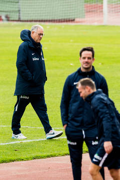 Lars Lagerbäck, head coach of Norway