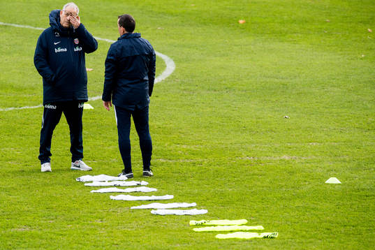 Lars Lagerbäck, head coach of Norway