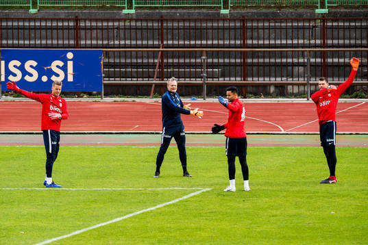 Goalkeeper Ørjan Håskjold Nyland, Frode Grodås,