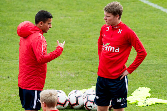 Omar Elabdellaoui and Sigurd Rosted of Norway