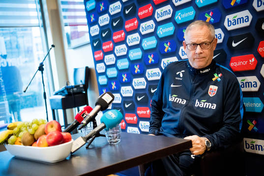 Lars Lagerbäck, head coach of Norway