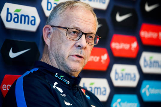 Lars Lagerbäck, head coach of Norway