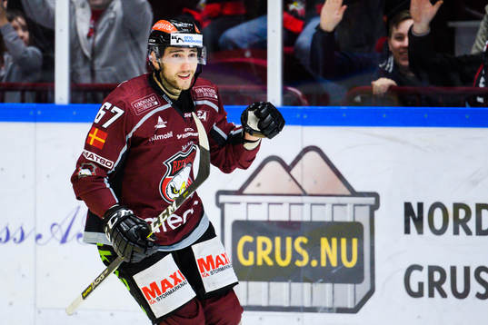 Malmö Redhawks Konstantin Komarek jublar