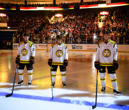 Brynäs Joel Kellman, Samuel Asklöf och Jesper Boqvist