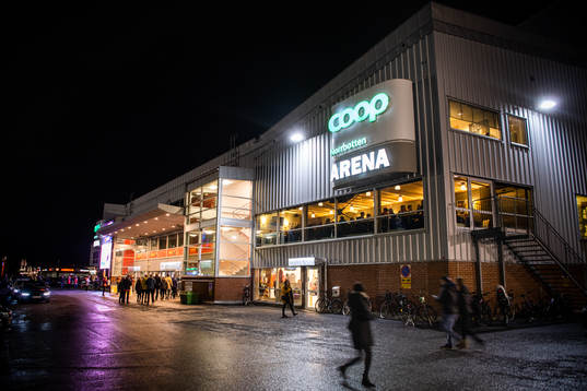 COOP Norrbotten arena exteriört