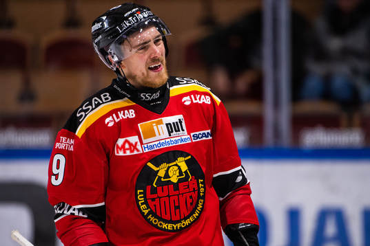 Luleås Johan Forsberg deppar