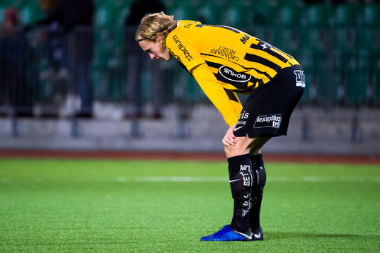 Häckens Gustav Berggren deppar