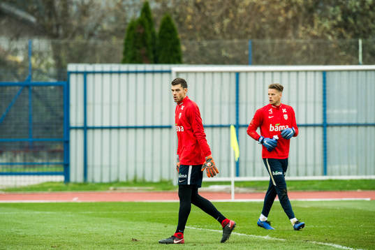 Goalkeeper Rune Almenning Jarstein and goalkeeper Ørjan