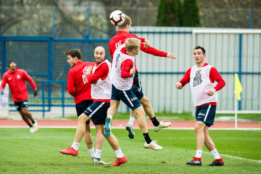 Håvard Nordtveit, Tore Reginiussen, Birger Meling and Even