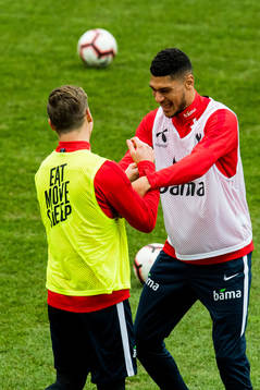 Stefan Johansen and Bjørn Maars Johnsen of Norway