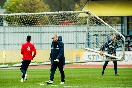 Lars Lagerbäck, head coach of Norway