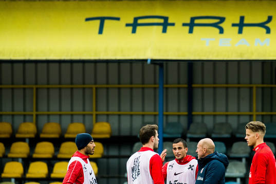 Haitam Aleesami, Omar Elabdellaoui and goalkeeper Ørjan