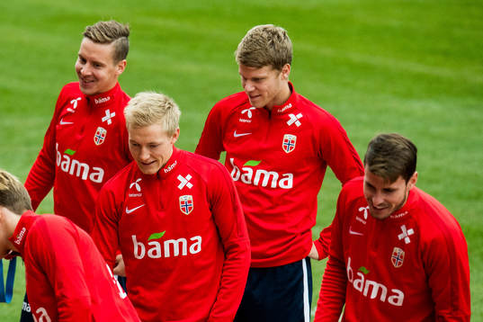 Stefan Johansen, Birger Meling, Sigurd Rosted and Håvard