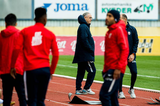 Lars Lagerbäck, head coach of Norway