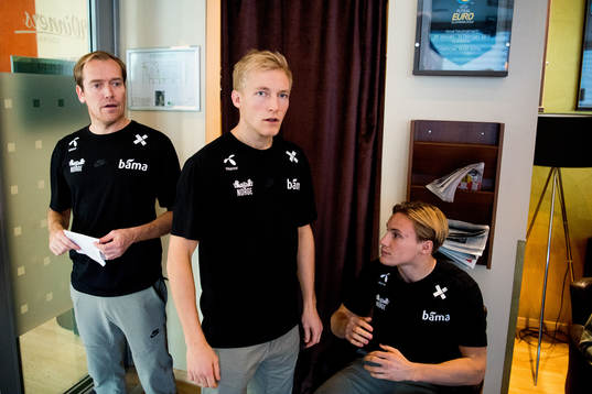 Svein Graff, head of communications of NFF, Birger Meling