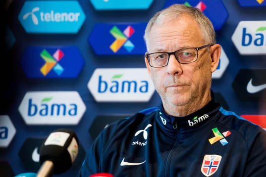 Lars Lagerbäck, head coach of Norway
