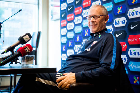 Lars Lagerbäck, head coach of Norway
