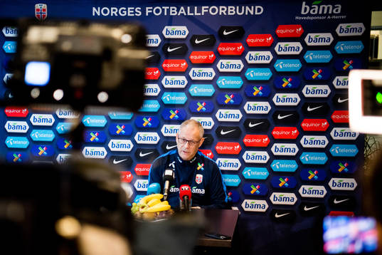 Lars Lagerbäck, head coach of Norway